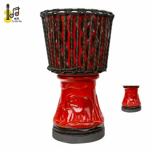 Instrumentos musicales de percusión, juego de batería africana tradicional, <span class=keywords><strong>djembe</strong></span>, materiales de madera, instrumentos musicales, tambores de juguete - Product Image 1