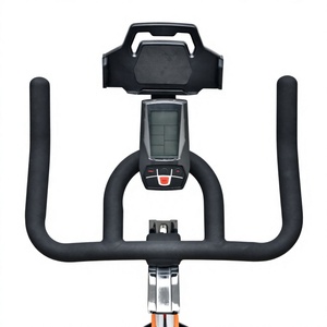 Vélo de spinning magnétique à usage domestique avec volant d'inertie de 10 kg, vélo de fitness d'intérieur silencieux à transmission par courroie, moniteur LCD, entraîneur cardio - Product Image 3