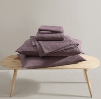 Ensemble de draps en microfibre lavée HONI Manufacturing 90GSM, certifié OEKO-TEX, écologique, super doux