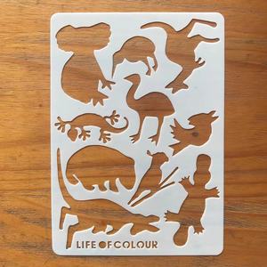 Nuevo diseño de plantillas de dibujo de plástico PET, juego de Arte de adorno de diario del alfabeto para plantillas decorativas - Product Image 5