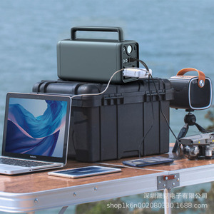 Estación de Energía Portátil de 400W, Batería de Respaldo LiFePO4 de 230Wh, Toma de Corriente Alterna de 110V/Entrega de Energía USB-C de 100W, Generador Solar - Product Image 4