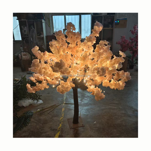Arbres artificiels <span class=keywords><strong>1</strong></span>.2m centre de table en fleurs de <span class=keywords><strong>cerisier</strong></span> rouge arbre à fleurs bleues pour fournitures de décoration de table de mariage-vieux - Product Image 3