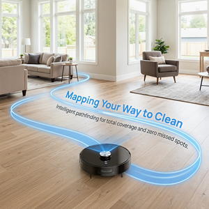 AIOILOXY Robot Vacuum <b>Mop</b> 2000-2499Pa Suction LDS Slam+Vslam Navigation App-Controlled Household <b>Cleaning</b> Device - Product Image 4