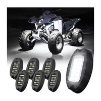 LD DREAM Vente en gros Kit de 6 projecteurs LED métalliques blanc pur 12V IP68 étanches 36W pour camions/remorques/ATV/UTV/SUV 6 voies