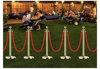 Nouvelle barrière de contrôle de foule légère, modèle à remplissage d'eau, pour tapis rouge, avec corde et poteau