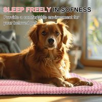 Tapis de lit pour chien confortable et doux, coussin durable pour cage, tapis de couchage universel pour chiens et chats, adapté pour cage, niche et usage intérieur