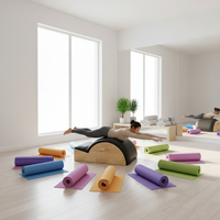 Correcteur de posture en bois d'érable MJD, machine de Pilates de qualité professionnelle, adaptée aux séances de Pilates et de yoga.