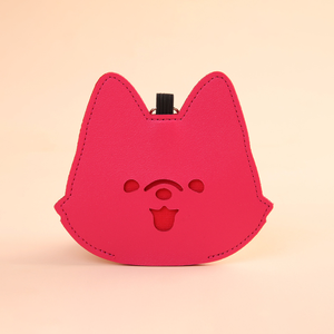 Dispensador de Bolsas para Excremento de Perro, Estilo Coreano, Diseño de Dibujos Animados, Cuero PU, Logotipo Personalizado, Portátil, Colgante, Promocional para Mascotas - Product Image 4