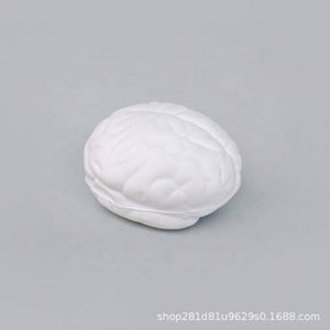 Custom Logo Stress Relief Brain Ball - <b>Squishy</b> Foam Sensory Toy for Kids & Adults - Promotional Gift Idea - Product Image 3