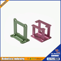 Support carré en aluminium pour robot sur mesure, pièce de montage usinée CNC de précision pour l'automatisation industrielle