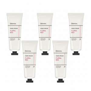 Crema Mani Floreale Rossa Mediheal 50ml Idratante, Confezione Scontata da 5 Pezzi - Product Image 1