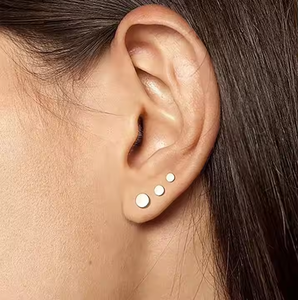 Joyería Corporal de Titanio ASTM F136 G23, <span class=keywords><strong>Piercing</strong></span> de <span class=keywords><strong>Labio</strong></span> y Nariz sin Rosca con <span class=keywords><strong>Doble</strong></span> Cabeza, <span class=keywords><strong>Piercing</strong></span> de Cartílago de Oreja, Joyería Labret - Product Image 4