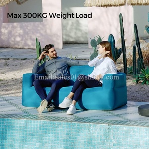 Furniture Custom LOGO Single <b>Sofa</b> One-touch Automatic Inflatable <b>Sofa</b> Armchair - Product Image 4