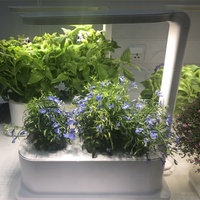 Système de culture hydroponique, décoration d'intérieur, mini pot intelligent moderne, jardin d'herbes aromatiques d'intérieur, plastique ABS léger, revêtement en poudre