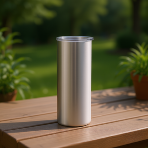 White Stainless Steel Tumbler 20 Oz Double Wall Insulated With Lid For Office Car Outdoor Use - Product Image 2