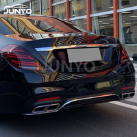 Kit carrosserie style AMG Junyo pour Mercedes Classe S W221, amélioration W222, avec embouts d'échappement S65, pare-chocs avant et arrière
