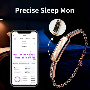 <span class=keywords><strong>Bracelet</strong></span> intelligent pour femmes, bijoux de mode, contrôle par application, suivi <span class=keywords><strong>d</strong></span>'<span class=keywords><strong>activité</strong></span>, fréquence cardiaque/oxygène sanguin/sommeil, étanche IP68, 5-10 - Product Image 5