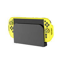 Coque de protection antichoc Mecha pour console de jeu, compatible avec 2 coques détachables en TPU+PC, compatible avec la station d'accueil, anti-chute