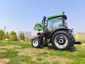 Nouveau tracteur à roues Tavol 90HP 4x4 à haute productivité avec transmission par engrenages pour l'agriculture et l'utilisation en ferme et jardin - Product Image 4