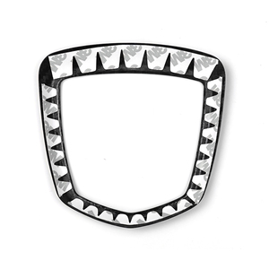 กล่องติดตั้งคาร์บอนไฟเบอร์แท้ Shasha Carbon Front Label Box อุปกรณ์ตกแต่งภายในสำหรับ Fiat <span class=keywords><strong>500</strong></span> ABARTH 595 695 ทุกรุ่น - Product Image 3