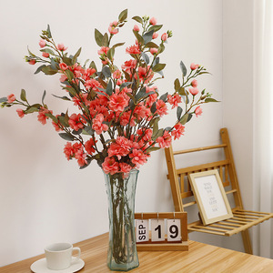 Fleurs artificielles Timo, arrangement de camélias, fleurs en soie à longue tige, décoration d'intérieur, décoration de mariage - Product Image 1