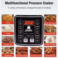 Cuisinière électrique multifonctionnelle 6L, multicuiseur, cuiseur à riz commercial avec cuve intérieure en aluminium, appareils de cuisine