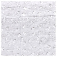 Tissu en coton intégral avec broderie de la dynastie Han Morning Glory pour vêtements pour femmes Nappes Sacs Nouveau produit non tissé