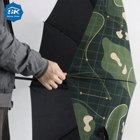Parapluie de golf de haute qualité à motif planètes et orbites célestes, avec cadre résistant au vent fort, pour articles promotionnels de marque artistique