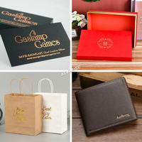 Máquina Automática de Estampagem a Quente para Cartões de Casamento, Logotipos, Capas Duras, Papel e Couro com Folha Dourada