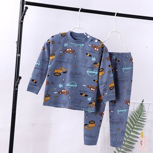 Nouvelle collection automne 2021 : Ensemble de sous-vêtements en coton pour bébé, pantalon long et vêtements pour enfants à motifs de dessins animés - Product Image 6