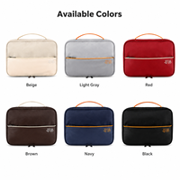 Organisateur d'accessoires électroniques de voyage, sac de rangement polyvalent, pochette à 3 niveaux pour usage domestique, pour les petits outils quotidiens
