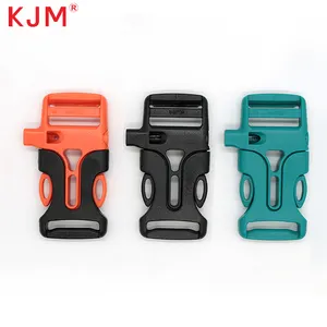 OEM POM Plastic Adjustable Belt Quick Whistle Side Release Buckle for Travel Backpack