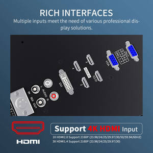 4K280-9HSD-CO SEETEC มอนิเตอร์ออกอากาศแบบพกพาความละเอียด27 "4K แบบ Ultra-HD สำหรับการตรวจสอบจากกล้องวงจรปิดและการสร้างภาพยนตร์กำหนดโลโก้ได้เอง - Product Image 4