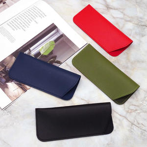 Estuche de Almacenamiento de Gafas de Sol de Cuero Genuino de Lujo, Resistente al Polvo, a Prueba de Golpes, con Apertura Inclinada, Estuche Protector para Gafas - Product Image 3