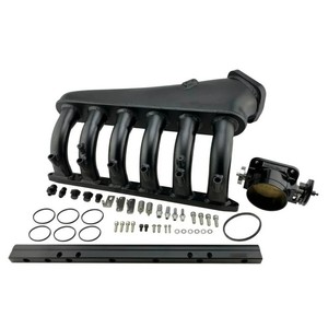 Colector de admisión con riel de combustible + cuerpo del acelerador compatible con E36 E46 M50 M52 325i 328i 323i M3 Z3 <span class=keywords><strong>E39</strong></span> <span class=keywords><strong>528i</strong></span> - Product Image 1
