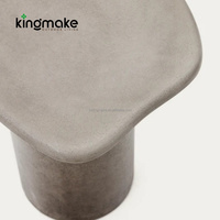 Table en béton de luxe pour villa, ensemble de mobilier d'extérieur pour patio, table basse commerciale en ciment pour piscine, idéale pour bar de complexe hôtelier et canapé