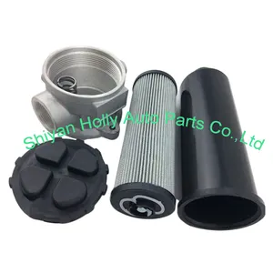 Conjunto de filtro hidráulico para camión de basura, compatible con HYVA 14896991A 14780306