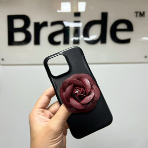 <span class=keywords><strong>Funda</strong></span> de teléfono de cuero PU con estilo 3D, soporte para <span class=keywords><strong>iniciales</strong></span>, logotipo inferior, estampado de flores de vaquero, <span class=keywords><strong>funda</strong></span> con soporte para <span class=keywords><strong>Iphone</strong></span> 12-16 Pro Max - Product Image 3