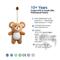 Vente en gros de porte-clés en peluche assortis, breloques de sac, jouets de lot pour machine à griffes, fournitures en vrac