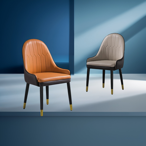 Silla de comedor duradera multifuncional con chapa de roble fácil de limpiar modernizada para muebles para el hogar y uso en hoteles/restaurantes - Product Image 2