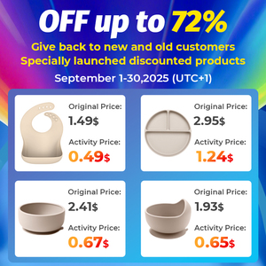 Tazones de Silicona para Bebés con Fuerte Succión, Libres de BPA, Ecológicos, con Dibujos Animados, para Alimentación de Bebés - Product Image 3