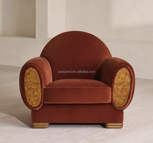 Sillón Clásico Sassanid, Moderno Sillón Aubin de Lujo Británico para Sala de Estar Contemporánea - Product Image 1