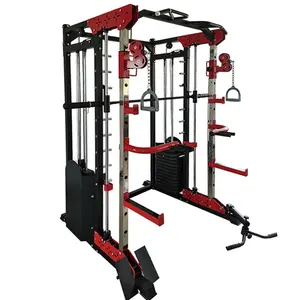 Hot Sale Multifunktion ausrüstung Smith Machine Gym Power Cage Station Fliegen vogel Kabel Crossover Maschine