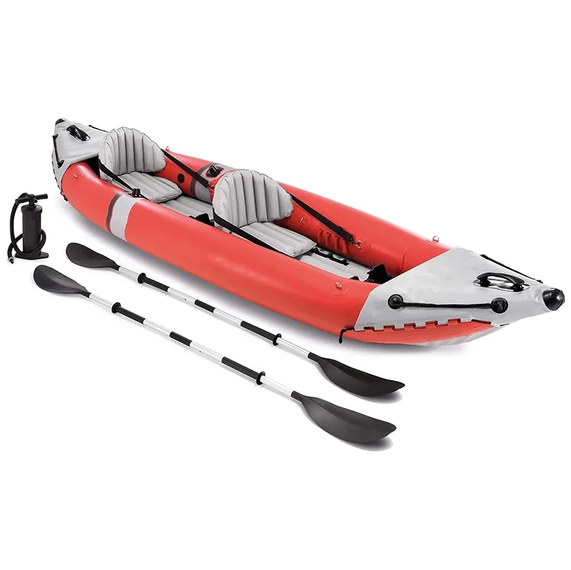 Pro Kayak, pacchetto Kayak da pesca gonfiabile serie professionale leggero e altamente resistente ai danni dall'abrasione