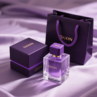 Vente en Gros Nouvelle Bouteille de Parfum Noire 30ml, Bouteilles Carrées pour Emballage de Parfum, Couleur Personnalisée, Logo Privé