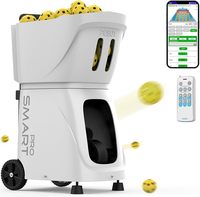Lanceur de balles de padel PUSUN Smart Trainer, serveur de pickleball avec contrôle par application, télécommande, batterie au lithium pour débutants et professionnels
