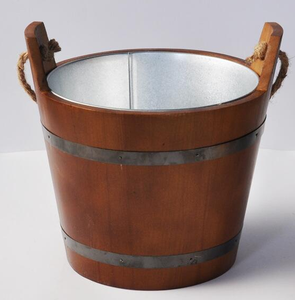 Eco-Cubos de hielo de bambú amistosos Cubos de madera Enfriador de <span class=keywords><strong>cerveza</strong></span> de vino Tinas de bebidas para actividades al aire libre - Product Image 4