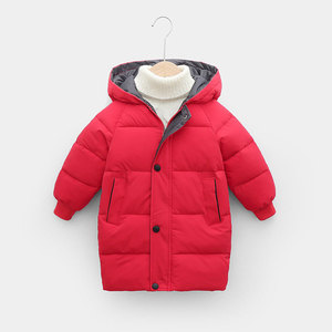 Manteau d'hiver pour enfants, parka et manteaux rembourrés en coton pour bébés garçons et filles, vestes longues épaisses et chaudes, vêtements d'extérieur pour tout-petits - Product Image 4