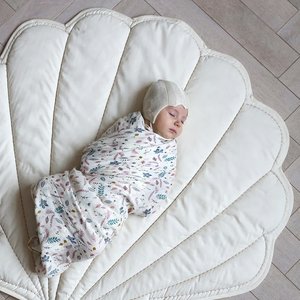 Bébé doux mousseline coton matelassé tissu rembourré coquille pépinière bébé été dormir cool <span class=keywords><strong>tapis</strong></span> bébé couche changer <span class=keywords><strong>tapis</strong></span> - Product Image 5