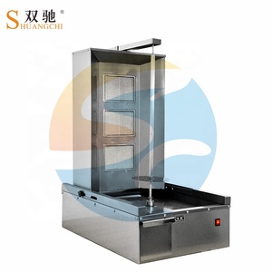 Máquina de shawarma de Gas LPG de 3 quemadores de acero inoxidable Doner <span class=keywords><strong>Kebab</strong></span> Grill BBQ Stove para Motor de Hotel como componente central - Product Image 5